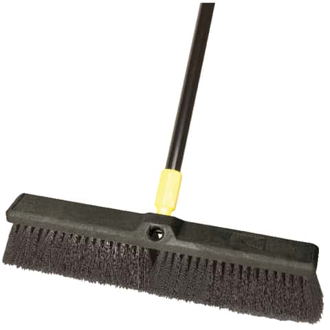 Deck Brush and Multi-Surface Push Broom Bundle