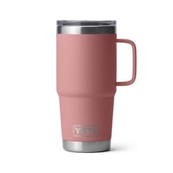 YETI Rambler 20 oz Sandstone Pink BPA Free Travel Mug