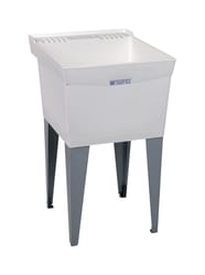 Mustee Utilatub 20 in. W X 24 in. D Single Polypropylene Laundry Tub