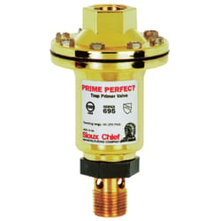 Sioux Chief PrimePerfect 1/2 in. X 1/2 in. FPT x MHT Brass Trap Primer Valve