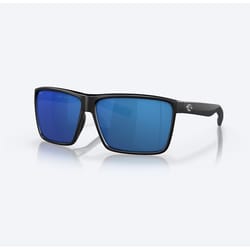 Costa Rincon Unisex Black Frame Blue Lens Polarized Sunglasses