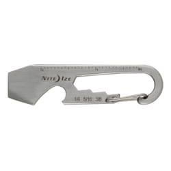 Nite Ize DoohicKey 1.8 in. D Stainless Steel Silver DoohicKey Multi Key Tool