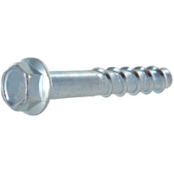 HILLMAN Screw-Bolt+ 1/2 in. D X 4 in. L Steel Hex Head Concrete Screw Anchor 10 pk