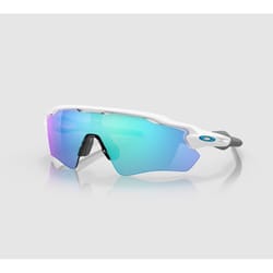 Oakley Radar EV Path Unisex Polished White Blue Lens Sunglasses