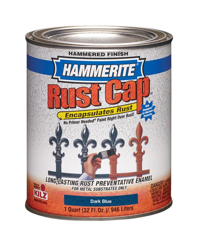 UPC 051652431254 product image for Hammerite Rust Cap Rust Preventative Paint in Dark Blue (43125) | upcitemdb.com