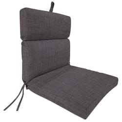 Jordan Manufacturing Gray Polyester Chair Cushion 4 in. H X 22 in. W X 44 in. L
