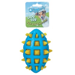 Boss Pet Digger's Blue TPR Double Spike Dog Toy 1 pk