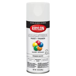 Krylon ColorMaxx Primer White Paint + Primer Spray Paint 12 oz