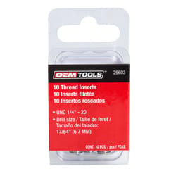 OEMTOOLS 1/4 in. Stainless Steel Non Locking Helical Thread Insert 1/4-20 in.