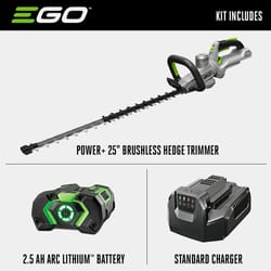 EGO Power+ HT2501 25 in. 56 V Battery Hedge Trimmer Kit (Battery & Charger)