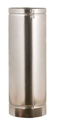Selkirk 6 in. D X 18 in. L Aluminum Round Gas Vent Pipe