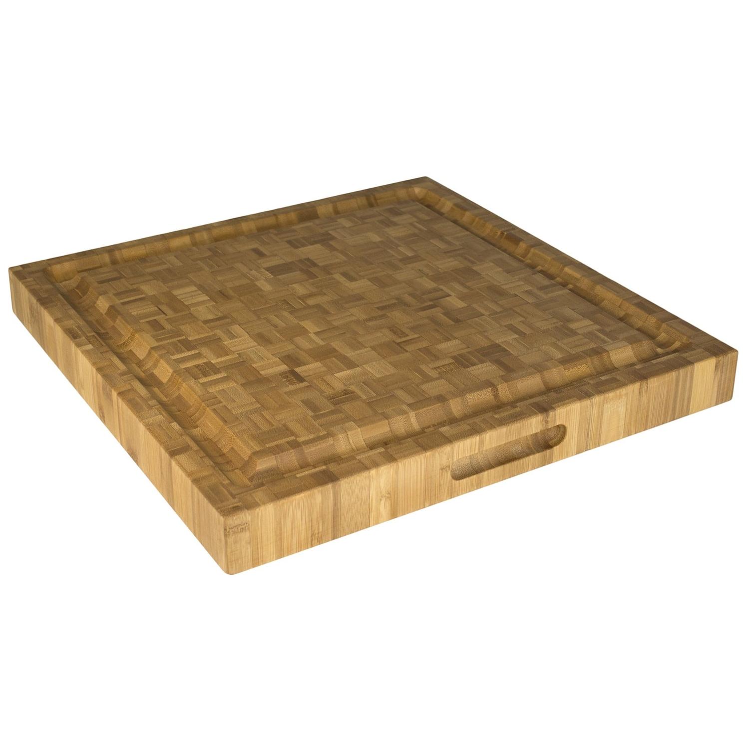 Totally Bamboo 16 in. L X 16 in. W X 2 in. Bamboo Cutting Board Sansujyuku sansujyuku.com