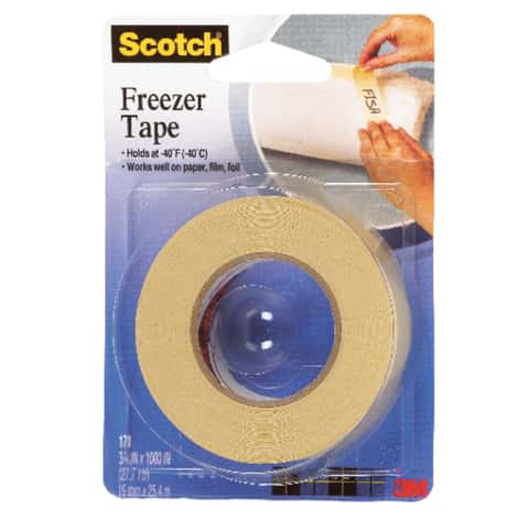 Scotch Freezer Tape, 3/4 in x 1000 in