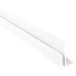 Palram Palclad Pro .75 in. H X 1.25 in. W X 96 in. L Prefinished White PVC Outside Corner Molding