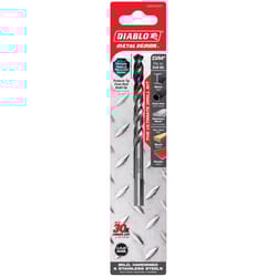 Diablo Metal Demon 23/64 in. X 4.9 in. L Stainless Steel Drill Bit 3-Flat Shank 1 pc