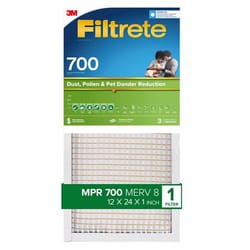 Filtrete 3M 12 in. W X 24 in. H X 1 in. D Polypropylene 8 MERV Pleated Air Filter 1 pk