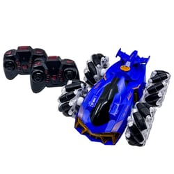 Flipo 2-In-1RC Split Shift Stunt Car Blue