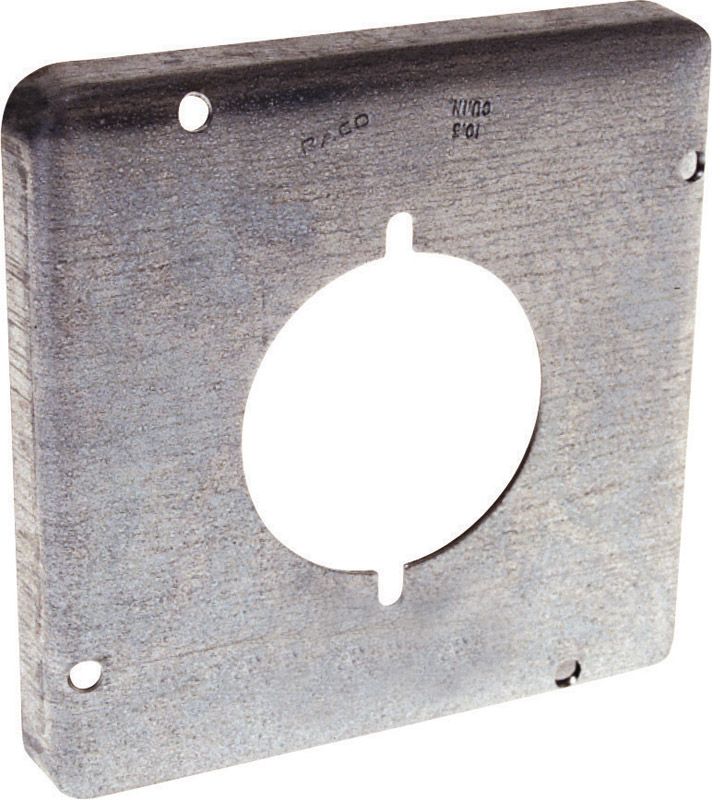 Photos - Electrical Wire & Cable RACO Square Steel 4-11/16 in. H X 4-11/16 in. W Box Cover 878 