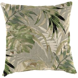 Jordan Manufacturing Multicolored Floral Polyester Throw Pillow 4 in. H X 18 in. W X 18 in. L