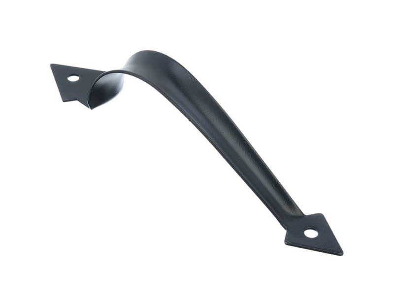Ace 8.75 in. L Matte Black Stainless Steel Ornamental Gate Pull - 01-3430-122 - Door Hardware  sku 01-3430-122