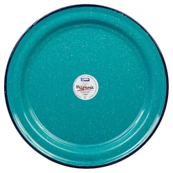 Cinsa Turquoise Steel Camping Dinner Plate 10 in. D 1 pk