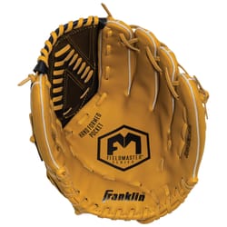 Franklin Black/Tan Synthetic Leather Right-handed Baseball Glove 13 in. 1 pk