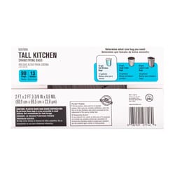 Ace 13 gal No Scent Scent Tall Kitchen Bags Drawstring 90 pk 0.9 mil