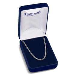 Montana Silversmiths Men's Wheat Chain Silver Necklace