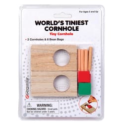 World's Tiniest Cornhole Game Multicolored 8 pc