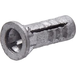 HILLMAN 0.164 in. D X 1 in. L Lead Round Head Concrete Screw Anchor 3 pk