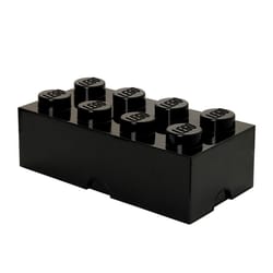 LEGO Storage Brick Black 2 pc