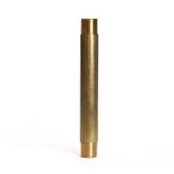 ATC 3/8 in. MPT 3/8 in. D MPT Yellow Brass Nipple 5 in. L