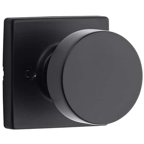 Kwikset Signature Series Pismo Iron Black Knob Right or Left Handed