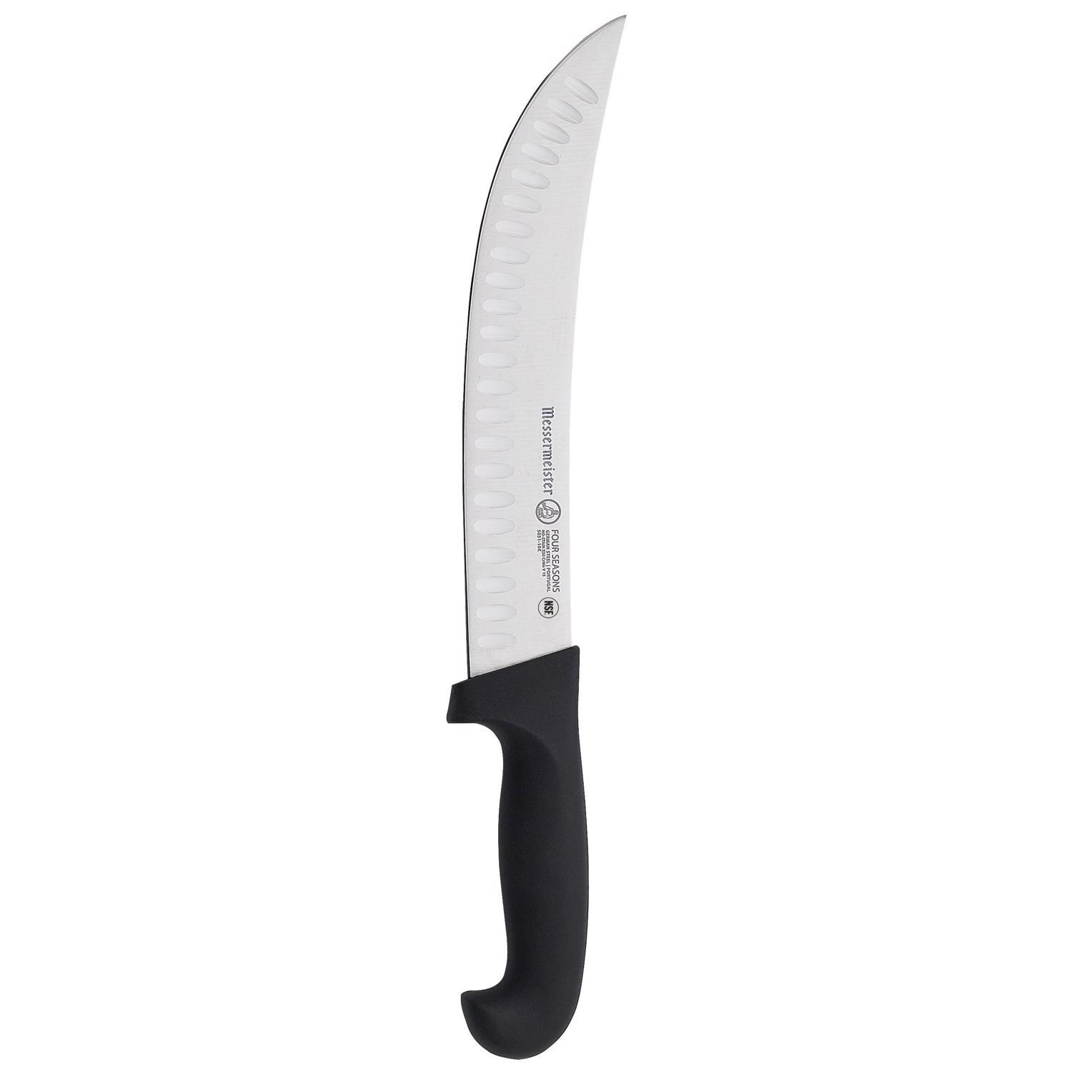 Messermeister Four Seasons Heavy Duty Stainless Steel Meat Cleaver Knife, 6  Inch