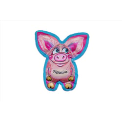 Fuzzu All Ears Multicolored Polyester Pignatius Dog Toy Small 1 pk