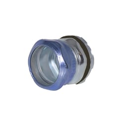 Sigma Engineered Solutions ProConnex 1-1/2 in. D Zinc-Plated Steel Rain-Tight Compression Connector