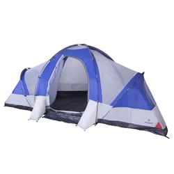 Stansport Grand 18 Blue/Gray Tent 72 in. H X 216 in. W X 120 in. L 1 pk