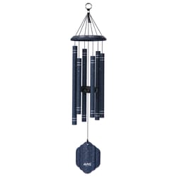 Arabesque Sapphire Aluminum 32 in. Wind Chime