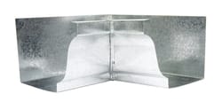 Amerimax 5 in. H X 7.5 in. W X 5 in. L Metallic Galvanized Steel K Inside Miter