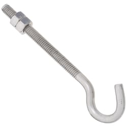 National Hardware Zinc-Plated Silver Stainless Steel 5 in. L Hook Bolt 115 lb 1 pk