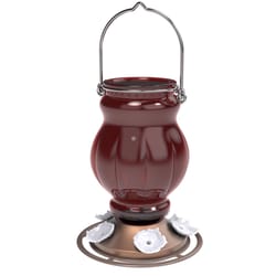 Nature's Way Hummingbird 25 oz Glass/Metal/Plastic Nectar Feeder 5 ports