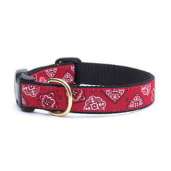 Up Country Red Bandana Nylon Dog Collar Small