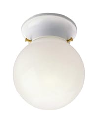 Westinghouse 9-1/2 in. H X 8 in. W X 8 in. L Ceiling Light