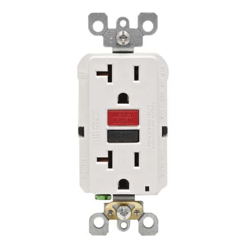 Leviton 20 amps 125 V Duplex White Outlet 5-20R 10 pk - Ace Hardware