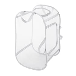 Whitmor White Fabric Collapsible Hamper