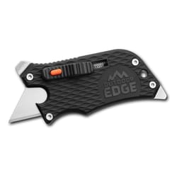 Outdoor Edge SlideWinder 3-1/2 in. Retractable Utility Knife Black