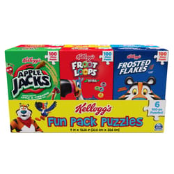 Spin Master Kellogg's Cereal Fun Pack Puzzles Multicolored