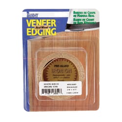 Band-It .030 in. T X 2 in. W X 50 ft. L White Birch Real Wood Veneer Edging Band-It .030 in. T X 2 in. W X 50 ft. L White Birch Real Wood Veneer Edging
