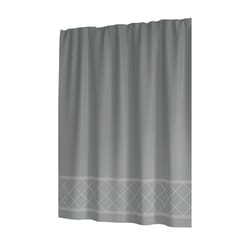 Sttelli Radiance 72 in. H X 72 in. W Limestone Shower Curtain Polyester