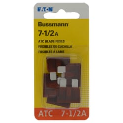 Bussmann 7.5 amps ATC Brown Blade Fuse 5 pk